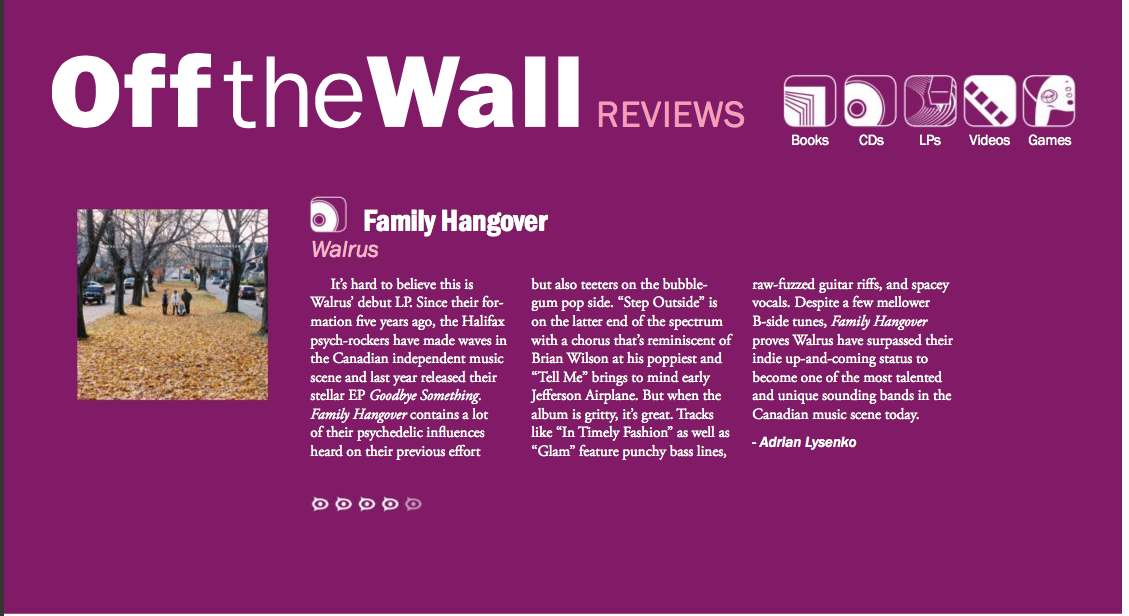 WALRUS // The Walleye reviews “Family Hangover”